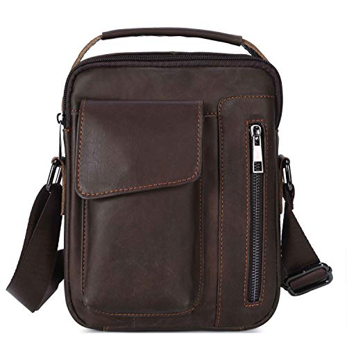 Casual Leather Crossbody Bag for Men Bags Fashion Man Messenger Bag  Designer Male Bag Business Sling Pack Shoulder Bag Brand