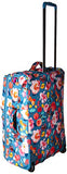 Vera Bradley Lighten Up Large Foldable Roller, Polyester, Scattered Superbloom, One Size