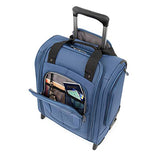 Travelpro Tourlite 2-Piece Set: Intl' Carry-On Spinner & Underseat Bag With Travel Pillow (Blue)