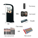 Travel Makeup Brush Bag,Chomeiu Makeup Brush Set Holder Foundation Brushes Bag Organizer Makeup