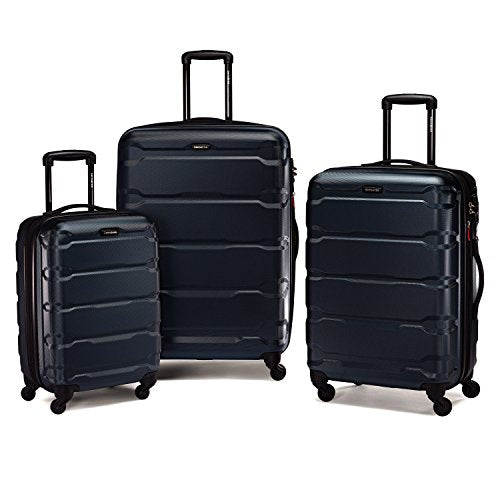 Samsonite Omni Pc Nest 3-Piece Spinner Set, Black