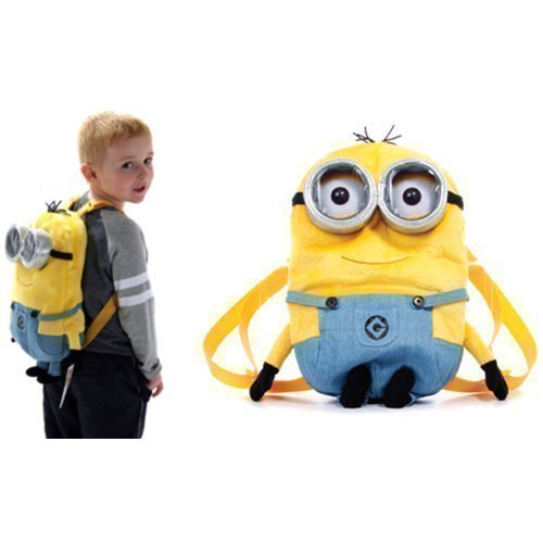 Small Despicable Me Minion Plush Backpack for Kindergarten