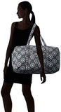 Vera Bradley Iconic Large Travel Duffel, Signature Cotton, Charcoal Medallion, charcoal medallion, One Size