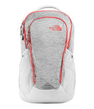 The North Face Women's Women's Vault Backpack Tin Grey Dark Heather/Spiced Coral One Size