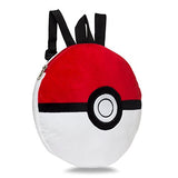 Pokemon Boys' Pokeball Plush Backpack, Red/White