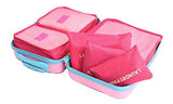 Damara Large Travel Bags Organizers Bra Underwear Pouch Storage With Handle,Rose