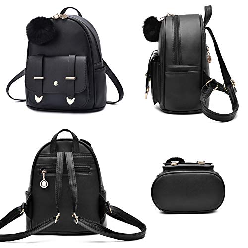 Sanviglor Women Mini Backpack Adjustable Strap Purse Multi Pockets