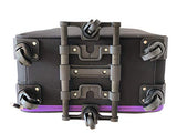 The Dance Angel Suitcase Size Medium Purple and Black"Purple Reign" (Rolling Dance Bag With Costume