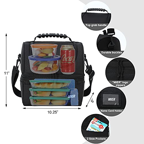 MIER Large Insulated Lunch Cooler Bag For Men Women 