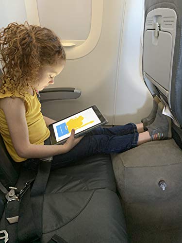 Inflatable Airplane Footrest Pillow, Inflatable Kids Travel Bed
