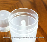 6 ct. Deodorant Twist-up Empty Containers (Natural) - for lotion bar, heel balm etc. (2 oz.) …