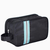 Mens Toiletry Bag, Waterproof Dopp Kit for Men Hanging Travel Shaving Wash Bags (Black)