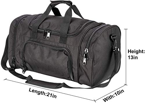 Gym Maniac Gym Bag with Shoe Compartment for Men and Women - Versatile  Design Doubles as a Duffle, Backpack, Overnight and Crossbody - Workout  Gear