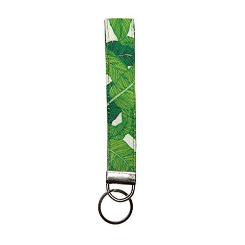 C.R. Gibson Canvas Key Ring Strap, Tropical Tango