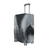 Luggage Cover Suitcase Husky Dog Blue Eyes Luggage Cover Travel Case Bag Protector for Kid Girls