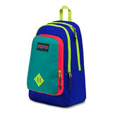 JanSport Super Sneak Backpack - Regal Blue/Neon Yellow