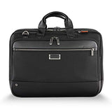 Briggs & Riley Large Expandable Brief Briefcase Black One Size