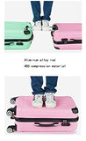 26 Inch Trolley Case/Bags Woman Travel Suitcase With Wheels Rolling Carry On Luggage,B,24