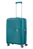 American Tourister Soundbox - Spinner Medium Expandable Suitcase, 67 cm, 81 liters, Green (Jade Green)