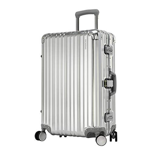 Classic Cabin S Aluminum Small Carry-On Suitcase, Silver