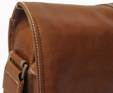 Lagacy Leather Teddy Messenger Bag (1833-02) (Brown)