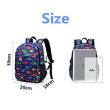 Bansusu Colorful Fish Prints Toddler School Backpack Book Bag for Preschool Girls Boys Rucksack Bookbag