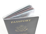 Passport Cover Clear Plastic Vinyl ID Card Protector Case Holder Pack of 5