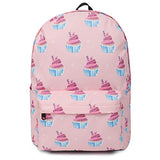 FITMYFAVO 15" Cupcakes Ultralight Backpack | Bookbag | Daypack with YKK zippers for Teens & Adults