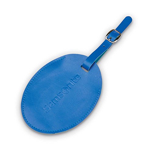 Samsonite Large Vinyl Id Tag, Blue Fantasy