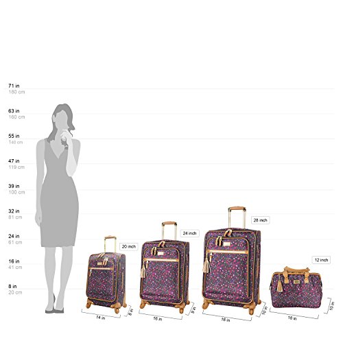 Steve Madden Designer Luggage Collection,Lightweight Softside