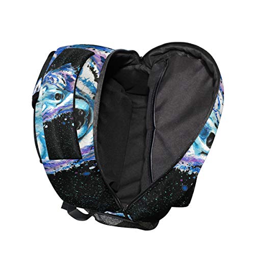 School Backpacks Galaxy Astronaut Moon Cross Body Shoulder Messenger Laptop  Bag 