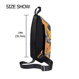 Lovexue Sling Bag African Dancer Figures Womens Chest Shoulder Backpacks Crossbody Tactical Bag