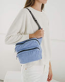 BAGGU Fanny Pack, Fashion Forward and Easy to Carry, Cornflower