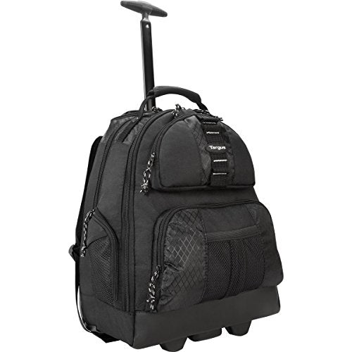 Targus Rolling Backpack Case For 15.4-Inch Laptops, Black (Tsb700)