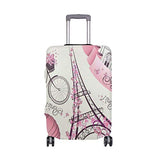 Suitcase Cover Suitcase Love Paris Doodle Luggage Cover Travel Case Bag Protector for Kid Girls