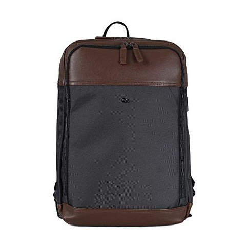 Cloe Uomo Water Resistant Laptop Backpack in Brown Color