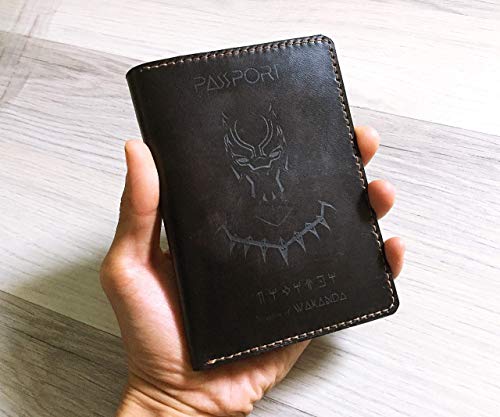 Shop Unik4art - Black Panther leather passpor – Luggage Factory