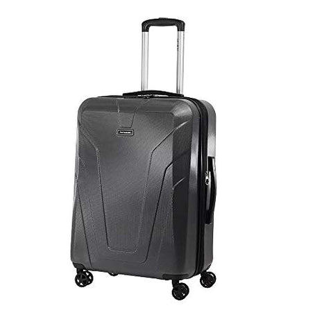 Samsonite Frontier Spinner Unisex Medium Black Polycarbonate Luggage Bag Q12009002