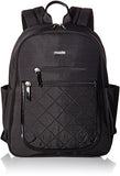 Pocket Laptop Backpack Backpack, Black Quilt, One Size