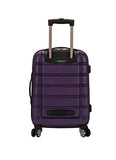 Rockland Luggage 20 Inch 28 Inch 2 Piece Expandable Spinner Set, Purple, One Size