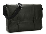 Cole Haan Pebble Leather Wayland Messenger Bag, Black, O/S