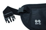 EZ-Traveler RFID Money Belt - Lightweight, RFID Blocking, Luxury Waist Pack for Travel, Running,