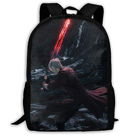 Devil Hunter 5 Backpack Unisex Suitable For People Of All Ages (HD 3D Print)