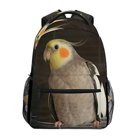 Backpack Travel Cockatiel Wire Bird Cage School Bookbags Shoulder Laptop Daypack College Bag for