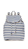 BAGGU Women's Drawstring Backpack, Sailor Stripe, Blue, One Size