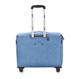 Biaggi Luggage Lift Off Expandable Carry-on to Check In, Denim Blue