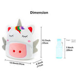 Cute Toddler Backpack Toddler Bag Plush Animal Cartoon Mini Travel Bag for Baby Girl Boy 1-6 Years (Large Unicorn)