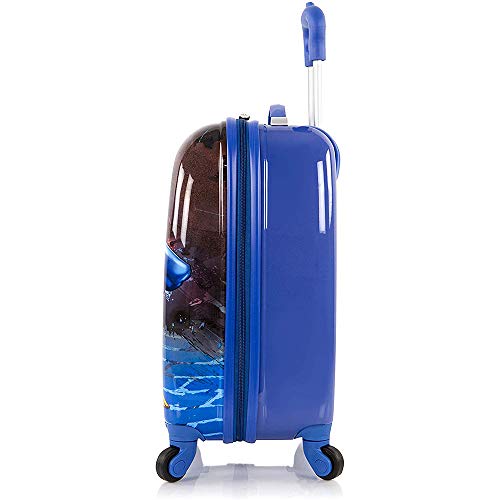 Marvel Spiderman Kids 21 inch Hardside Spinner Luggage, Blue