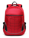 Kids Backpack for Boys Elementary School Bags Durable Kindergarten Bookbags (Red)