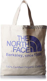 THE NORTH FACE 100% Organic Cotton Tote Shoulder Bag, Large-Capacity Anywhere Canvas Bag, Berkeley, since 1966 (Purple)